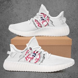 New York Yankees Casual 3D Yeezy Shoes