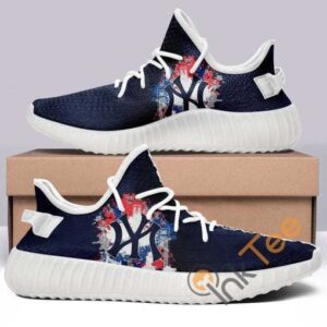 New York Yankees Football No 297 Custom Shoes Personalized Name Yeezy Sneakers