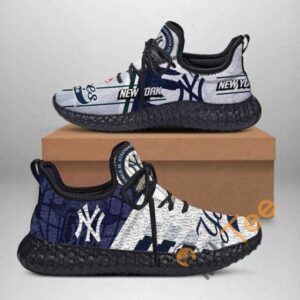 New York Yankees No 329 Custom Shoes Personalized Name Yeezy Sneakers