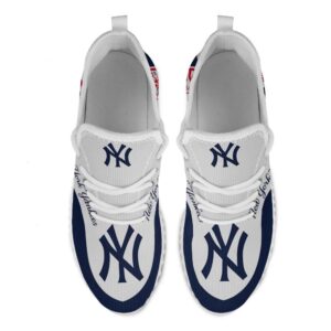 New York Yankees Unisex Sneakers New Sneakers Custom Shoes Baseball Yeezy Boost
