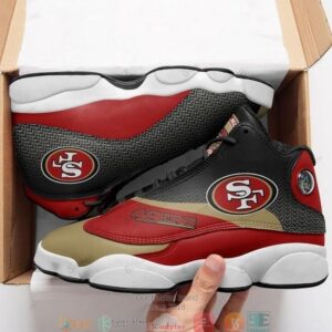 Nfl San Francisco 49Ers Team Air Jordan 13 Shoes