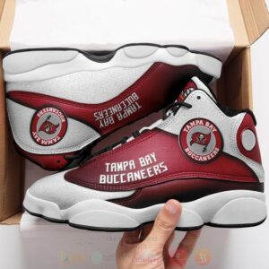 Nfl Tampa Bay Buccaneers Red Air Jordan 13 Shoes