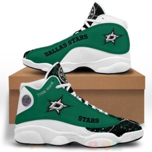 Nhl Dallas Stars Personalized Air Jordan 13 Shoes
