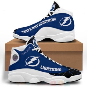 Nhl Tampa Bay Lightning Personalized Air Jordan 13 Shoes