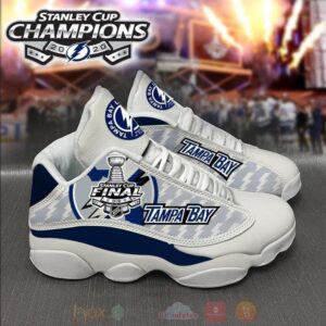 Nhl Tampa Bay Lightning Stanley Cup Final Champions 2020 Air Jordan 13 Shoes