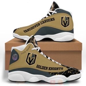 Nhl Vegas Golden Knights Personalized Air Jordan 13 Shoes