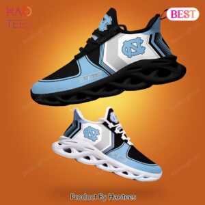 North Carolina Tar Heels NCAA Blue Black White Max Soul Shoes for Fan