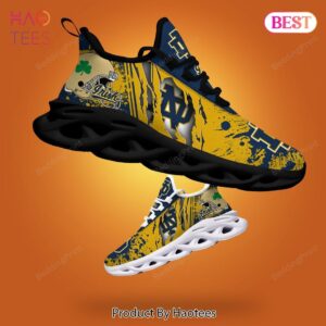 Notre Dame Fighting Irish NCAA Blue Mix Gold Max Soul Shoes