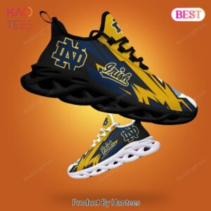 Notre Dame Fighting Irish NCAA Blue Mix Gold Max Soul Shoes for Fan