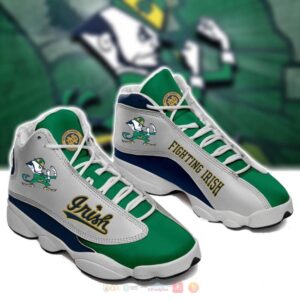 Notre Dame Fighting Irish Ncaa Green Air Jordan 13 Shoes