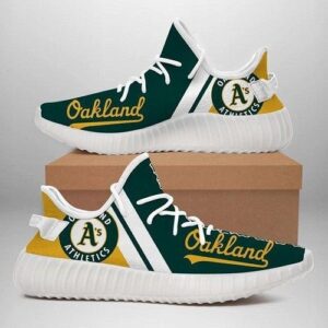 Oakland Athletics Shoes Big Logo Yeezy Sneakers