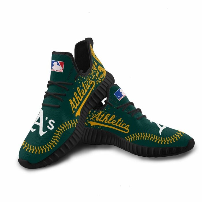 Oakland Athletics Unisex Sneakers New Sneakers Custom Shoes Baseball Yeezy Boost