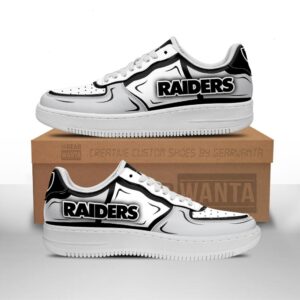 Oakland Raiders Air Sneakers Custom NAF Shoes For Fan