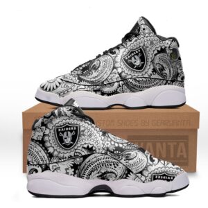 Oakland Raiders Jd 13 Sneakers Custom Shoes