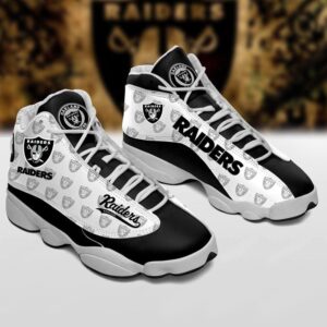 Oakland Raiders Shoes Custom J13 Sneakers AH22104