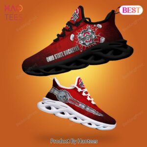 Ohio State Buckeyes NCAA Red Color Max Soul Shoes for Fans