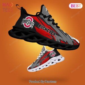Ohio State Buckeyes NCAA Red Mix Grey Max Soul Shoes