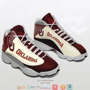 Oklahoma Sooners Football Ncaaf Football Air Jordan 13 Sneaker Shoes