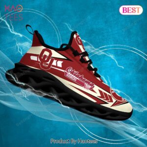 Oklahoma Sooners NCAA Hot Red Color Max Soul Shoes