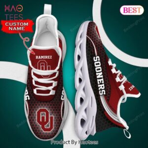 Oklahoma Sooners NCAA Red Color Max Soul Shoes