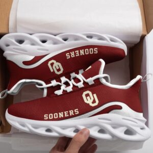 Oklahoma Sooners White Max Soul Shoes