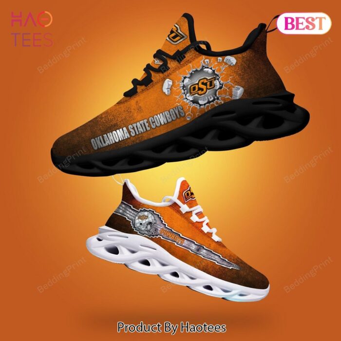 Oklahoma State Cowboys NCAA Orange Color Max Soul Shoes