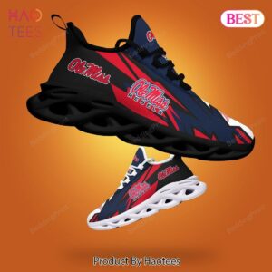 Ole Miss Rebels NCAA Blue Mix Red Max Soul Shoes Fan Gift