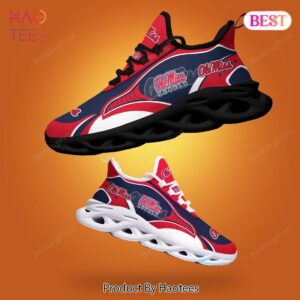 Ole Miss Rebels NCAA Red Mix Blue Max Soul Shoes Fan Gift