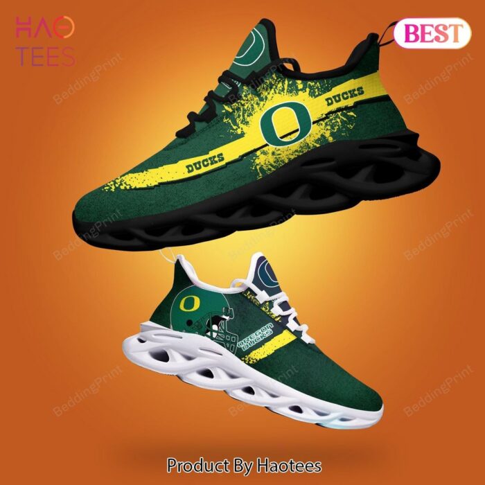 Oregon Ducks NCAA Gold Green Color Max Soul Shoes