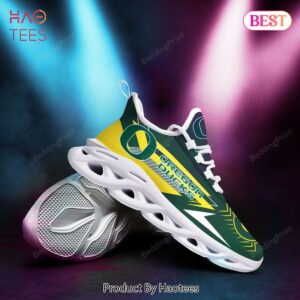 Oregon Ducks NCAA Gold Mix Green Max Soul Shoes for Fans