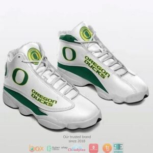 Oregon Ducks Ncaa Football Teams Air Jordan 13 Sneaker Shoes