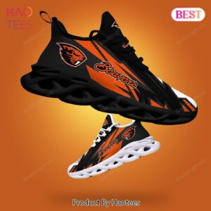 Oregon State Beavers NCAA Orange Black Color Max Soul Shoes