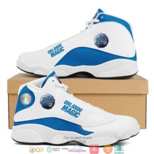 Orlando Magic Nba Football Team Air Jordan 13 Sneaker Shoes