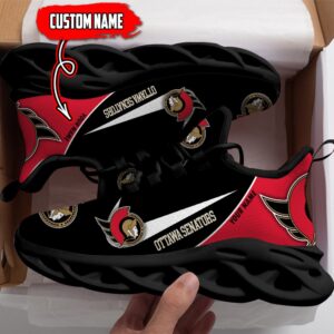 Ottawa Senators Custom Name NHL New Max Soul Shoes