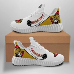 Ottawa Senators New Hockey Custom Shoes Sport Sneakers Ottawa Senators Yeezy Boost