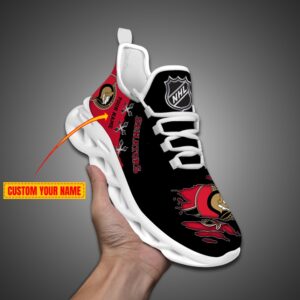 Ottawa Senators Personalized NHL Max Soul Shoes