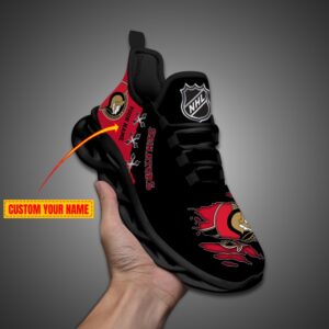 Ottawa Senators Personalized NHL Max Soul Shoes