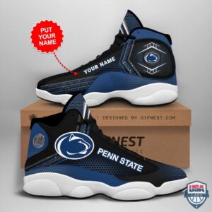Penn State Nittany Lions Air Jordan 13 Custom Name Personalized Shoes