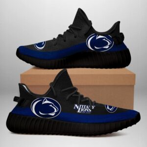 Penn State Nittany Lions Unisex Sneaker Football Custom Shoes Penn State Nittany Lions Yeezy Boost 3