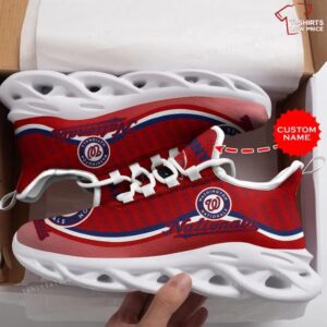 Personalize MLB Washington Nationals Max Soul Shoes Running Sneakers