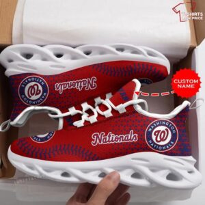 Personalize MLB Washington Nationals Max Soul Sneakers Sport Shoes