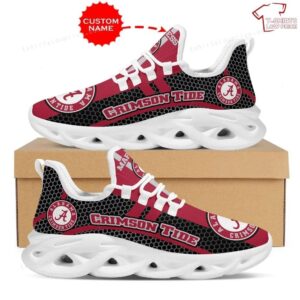 Personalize NCAA Alabama Crimson Tide Max Soul Sneakers Sport Shoes