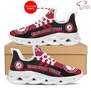 Personalize NCAA Alabama Crimson Tide Max Soul Sneakers Sport Shoes