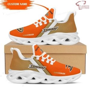 Personalize NHL Anaheim Ducks Max Soul Sneakers Running Shoes