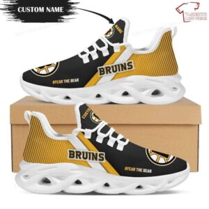 Personalize NHL Boston Bruins Max Soul Shoes Running Sneakers