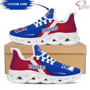 Personalize NHL New York Rangers Max Soul Sneakers Running Shoes