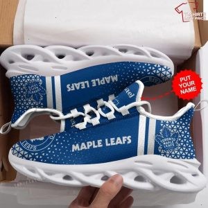 Personalize NHL Toronto Maple Leafs Blue White Max Soul Sneakers Running Shoes