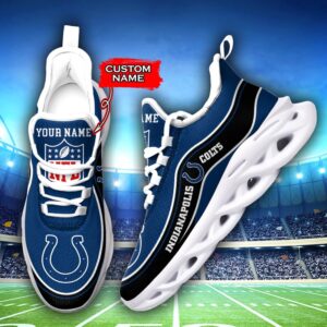 PersonalizeIndianapolis Colts Max Soul Shoes for Fan