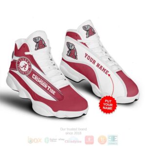 Personalized Alabama Crimson Tide Ncaa Custom Air Jordan 13 Shoes