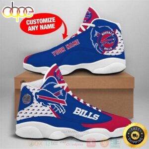 Personalized Buffalo Bills NFL Team Custom Air Jordan 13 Shoes
